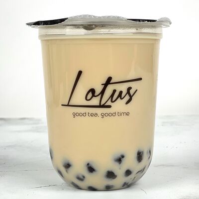 Черный молочный чай в Lotus Bubble Tea по цене 8 р.