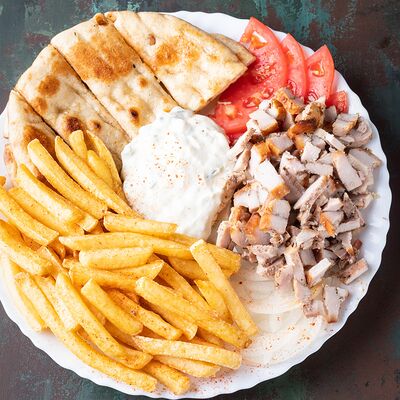 Гирос порционный со свининой в Акрополь по цене 460 ₽