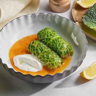 Голубцы из савойской капусты с морепродуктами в Ribambelle по цене 1600 ₽