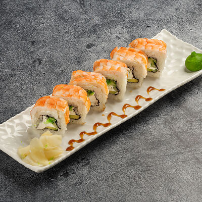 Филадельфия с креветкой в BeerLogovo по цене 550 ₽