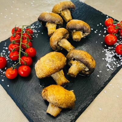 Шампиньоны на мангале в Бардак на углях по цене 520 ₽