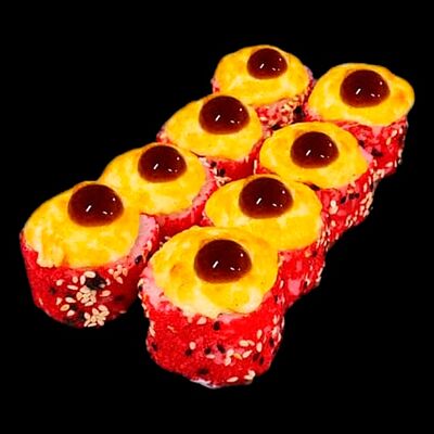 С угрём и лососем в Yammy Sushi по цене 610 ₽