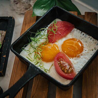 Яичница из двух яиц в Мой кофе по цене 238 ₽