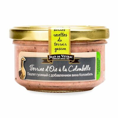 Паштет гусиный Jean de Veyrac с добавлением вина Коломбель Ducs de Gascogne в Азбука Вкуса Экспресс Меню по цене 580 ₽