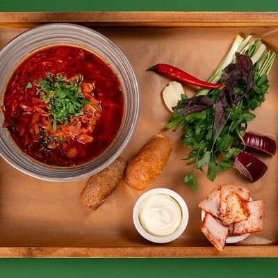 Борщ как домав Лаваш Town Красная по цене 500 ₽