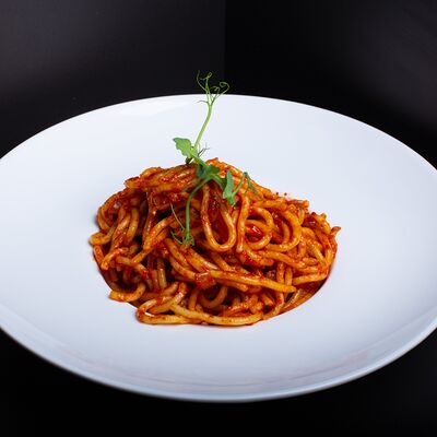 Макароны в томатном соусе в Рябинушка по цене 195 ₽