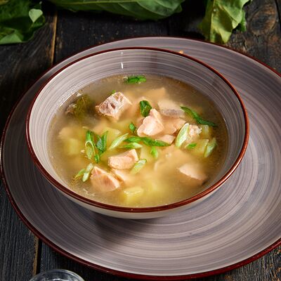 Уха из семги в ЕрмолаевЪ Охота и Рыбалка по цене 350 ₽