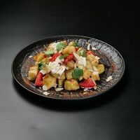 Тайский салат с баклажанами и домашней страчателлой в Big Size Roll