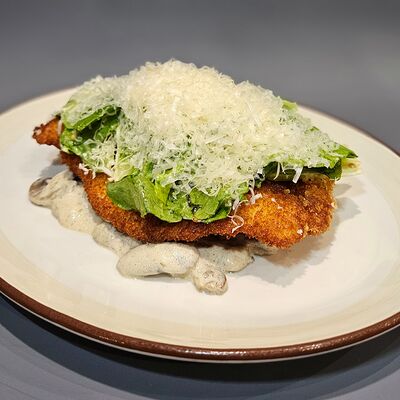 Шницель куриный по-венски в Time to Coffee по цене 820 ₽