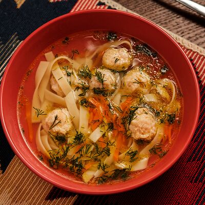 Суп лапша в Ребра по цене 300 ₽