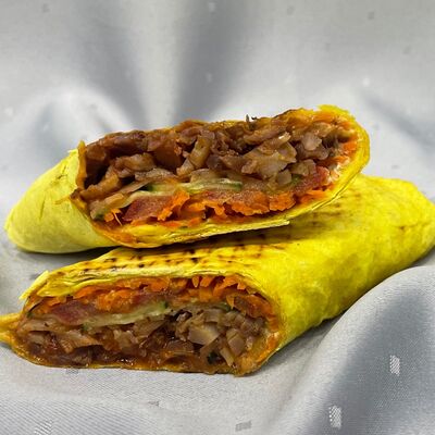 Шаурма Супер-чиз с курицей в Doner Time Shawarma по цене 365 ₽