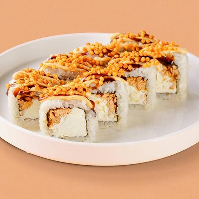 Ролл Лосось Спайси Унаги в Панда Маркет по цене 539 ₽