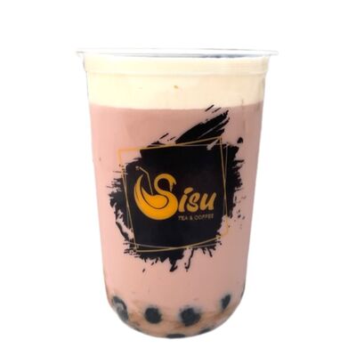 Молочная клубника с крем-чизомв Sisu bubble tea по цене 599 ₽