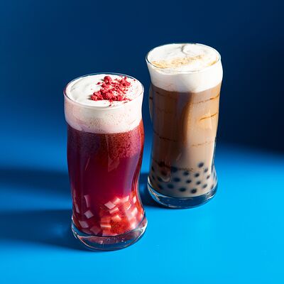 Авторские Бабл Ти с сырной пенкой в Такэ До по цене 500 ₽