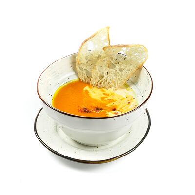 Крем-суп из тыквы на кокосовом молоке в Vibes Cafe по цене 470 ₽