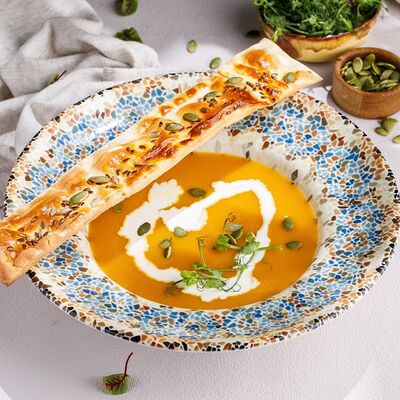 Тыквенный суп в Чайхана Пахвала по цене 420 ₽