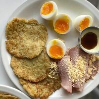 Драники с ветчиной в Буффет