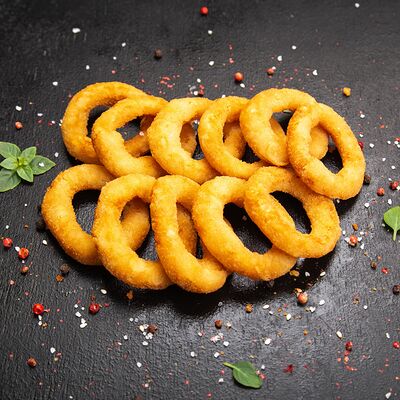 Луковые кольца в кляре в Рис & Фиш по цене 420 ₽
