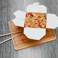 Пшеничная лапша с креветками в Wok King