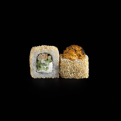 Запечённый Уро маки Спайси Мидии в Sushi papa по цене 369 ₽