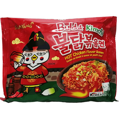 Лапша б/п со вкусом острой курицы и кимчи Hot Chicken Kimchi Ramen Samyang в YA BAO по цене 310 ₽