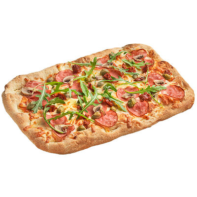 Римская пицца Итальяна с вялеными томатами и каперсами @ 15х20 в Pizza HeartPizza Hut по цене 650 ₽