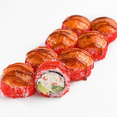 Запеченная Калифорния с крабом в Япона Мать по цене 670 ₽