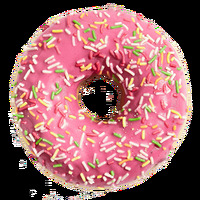 Донат клубничный в Суши Пятница