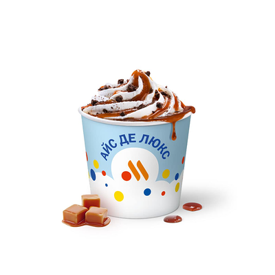 Айс Де Люкс Карамель в Вкусно – и точка по цене 169 ₽