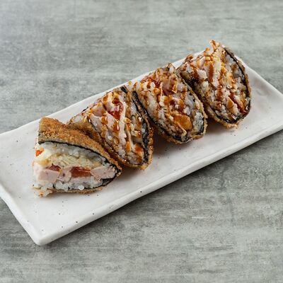 Сэндвич-ролл с лососем в ЗАИМБИРЬ по цене 589 ₽