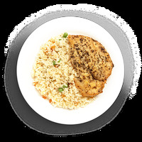 Грудка цыпленка-гриль с рисом и овощами в Prime