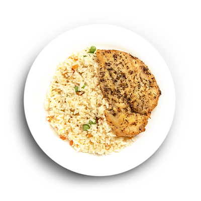 Грудка цыпленка-гриль с рисом и овощами в Prime по цене 379 ₽