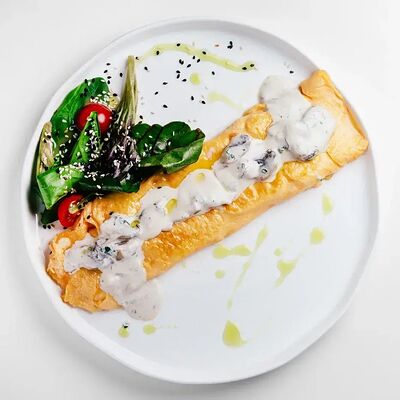 Омлет с гибами в сливочном соусе в Тук тук took took по цене 560 ₽