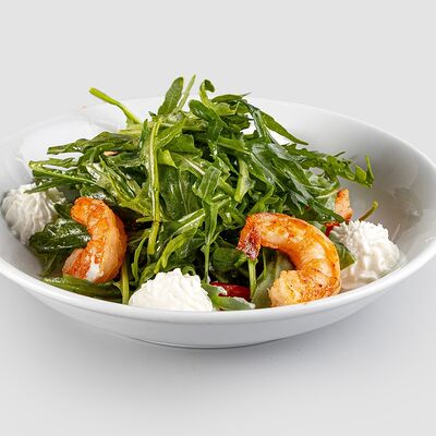 Руккола с тигровыми креветками в УЗБЕЧКА N1 по цене 4286 ₸