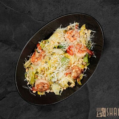 Зеленый салат с креветкамив Shantaba по цене 890 ₽
