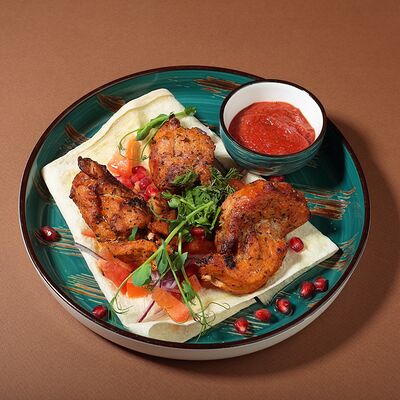 Шашлык из cвинoй шеи в Kiss по цене 250