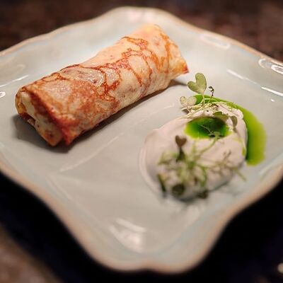 Блинчик с курицей и грибамив Современники по цене 510 ₽