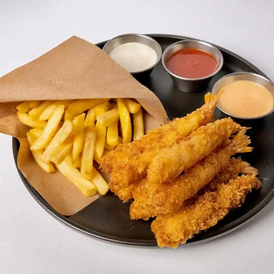 Креветки в панировке в Мидийный дом по цене 948 ₽