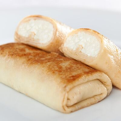 Блины, фаршированные творогом, (2 шт.) + сметана в PARTY PIZZA+ по цене 279 ₽