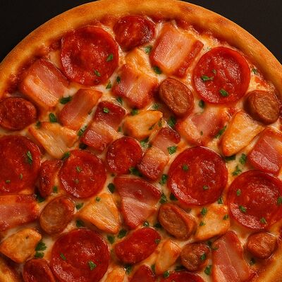 Пицца Мясная (32 см) в Gellert_bar по цене 790 ₽