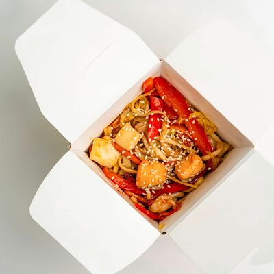 Лапша с морепродуктами в Суши-маркет Кухня Солнца по цене 350