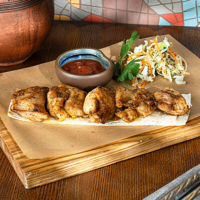 Шашлык из курицы в Аджикинежаль по цене 650 ₽