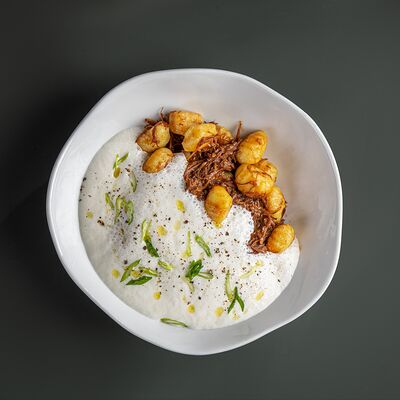 Ньокис рваной говядиной в Green Pub по цене 1380 ₽