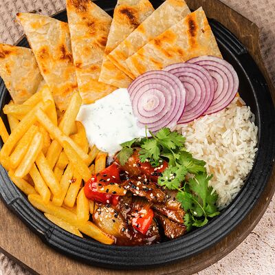 Рис жасмин с нежной телятинойв Омар Хайям Европа и Азия по цене 710 ₽