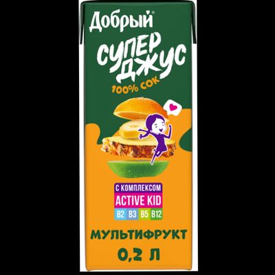 Сок Добрый Мультифрукт в Pipirolly по цене 65