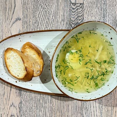 Лапша куриная в Сквер по цене 380 ₽