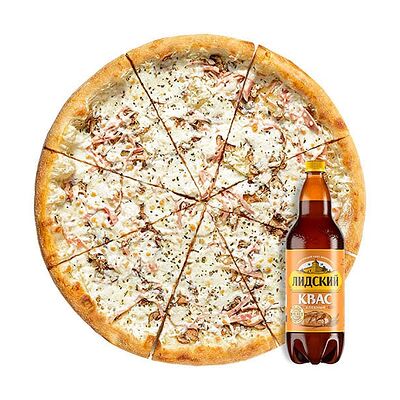 А-ля Жюльен и Лидский квас в ПиццаМания по цене 15 р.