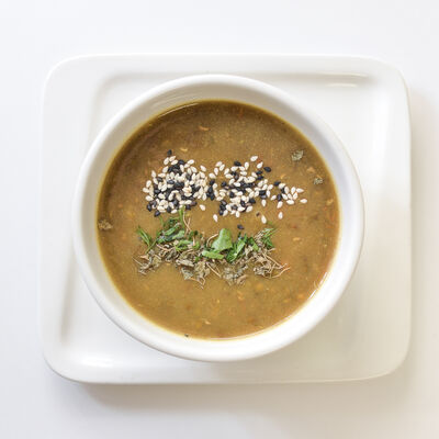 Суп Мунг-Дал в Вегетарианское кафе Мантра Бар по цене 420 ₽