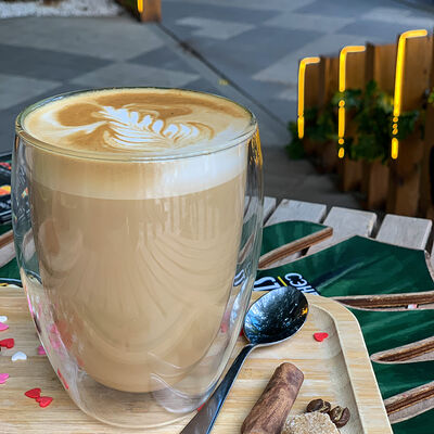 Веган капучино в Latte bar по цене 220 ₽