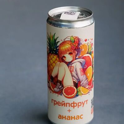 Лимонад Пипяо Грейпфрут-Ананас в Пипяо по цене 275 ₽